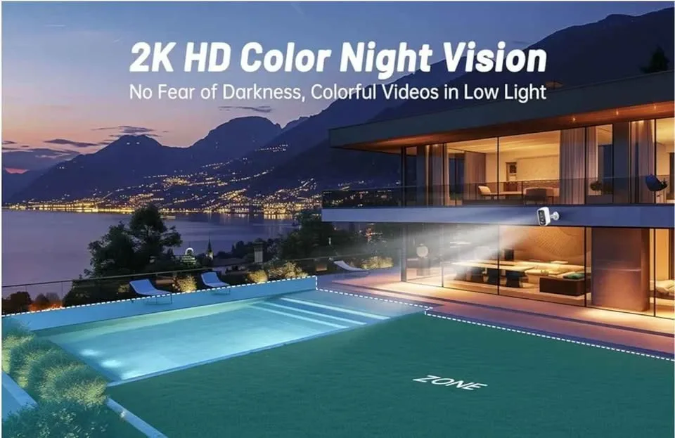 New Smart Wireless Battery IP Camera image indicator(4)