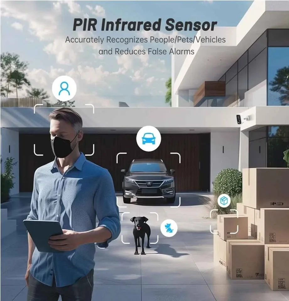 New Smart Wireless Battery IP Camera image indicator(5)