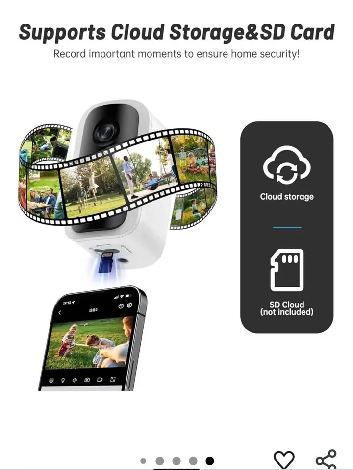 New Smart Wireless Battery IP Camera image indicator(8)