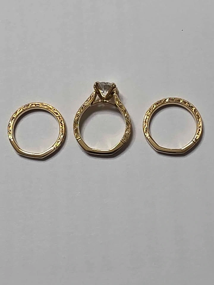 Engagement and Wedding Rings - photo 4
