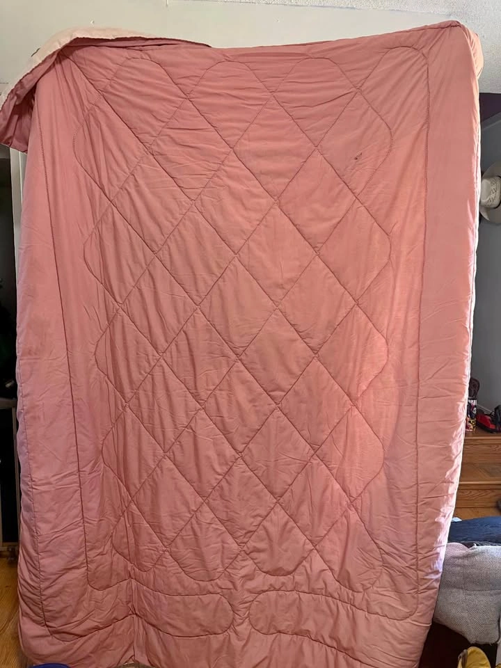 Pink queen comforter