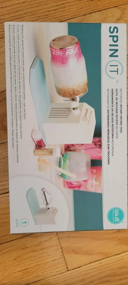 Brand New - Tumbler Spin-it, We R Memory Keepers, Epoxy