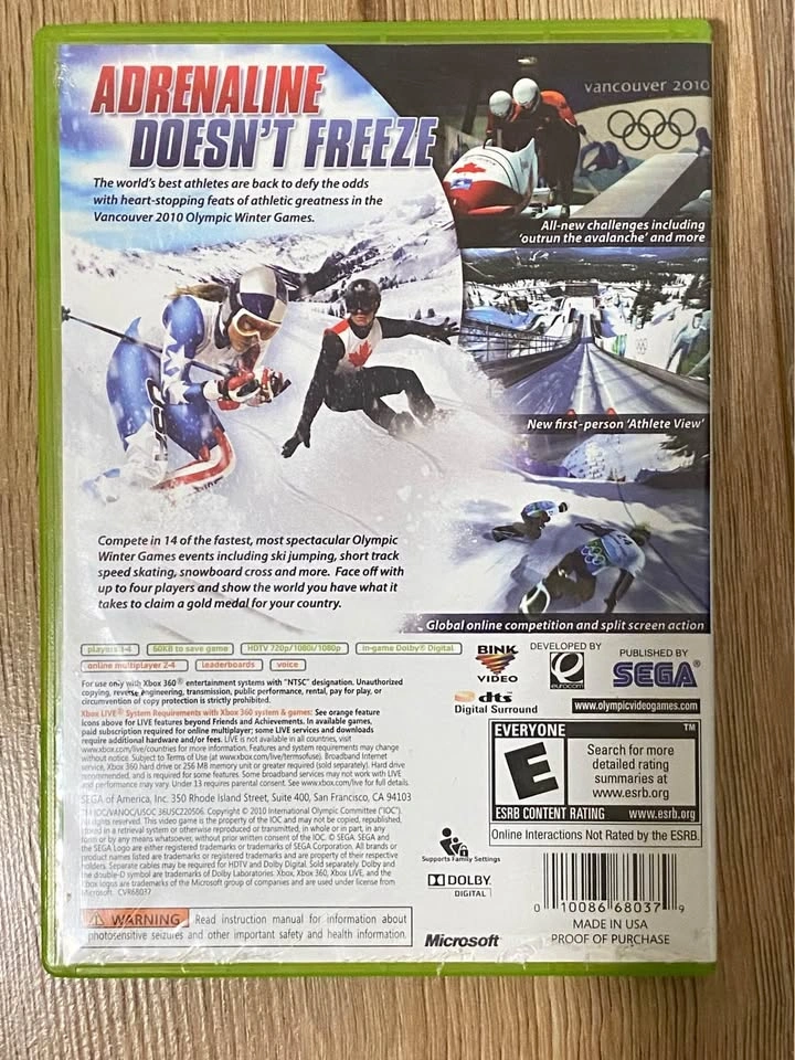 Vancouver 2010 Olympics (Xbox 360 Game) - photo 2
