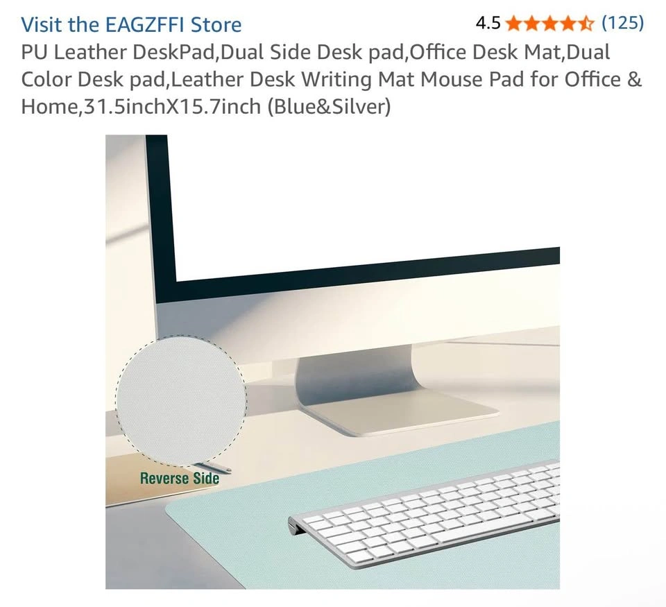 Desk Pad Mat PU Leather - photo 5
