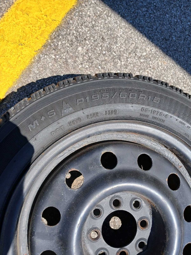 Winter Tires with Rims - Nordic Winter Trac, P195/60R15