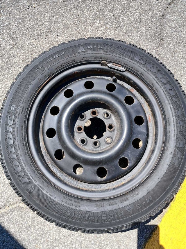 Winter Tires with Rims - Nordic Winter Trac, P195/60R15 - photo 3
