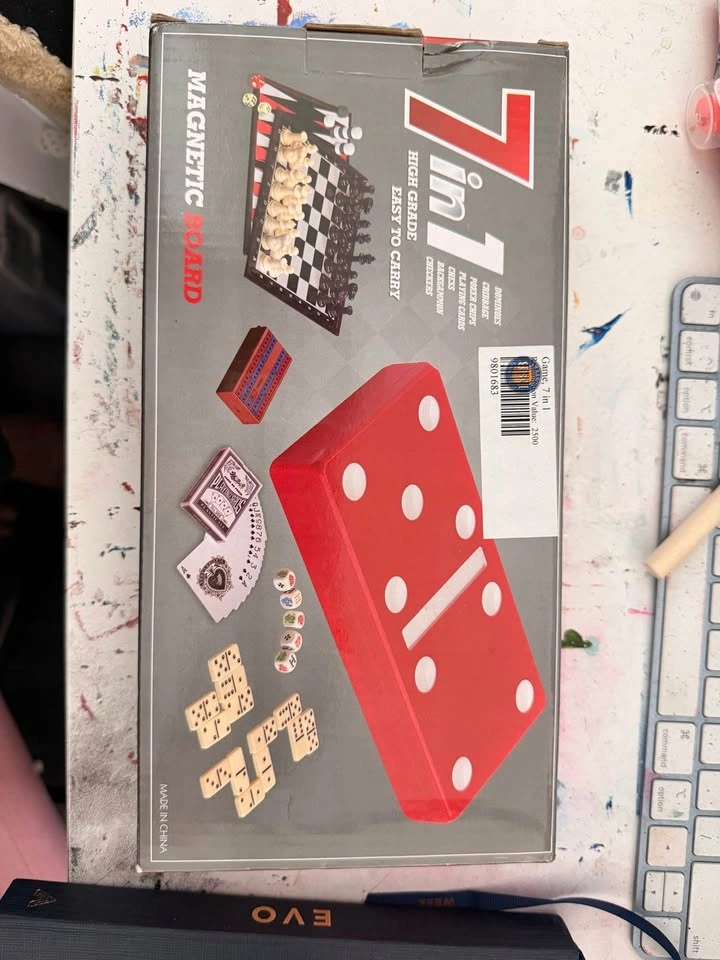 7 in 1 Magnetic Board Game Set