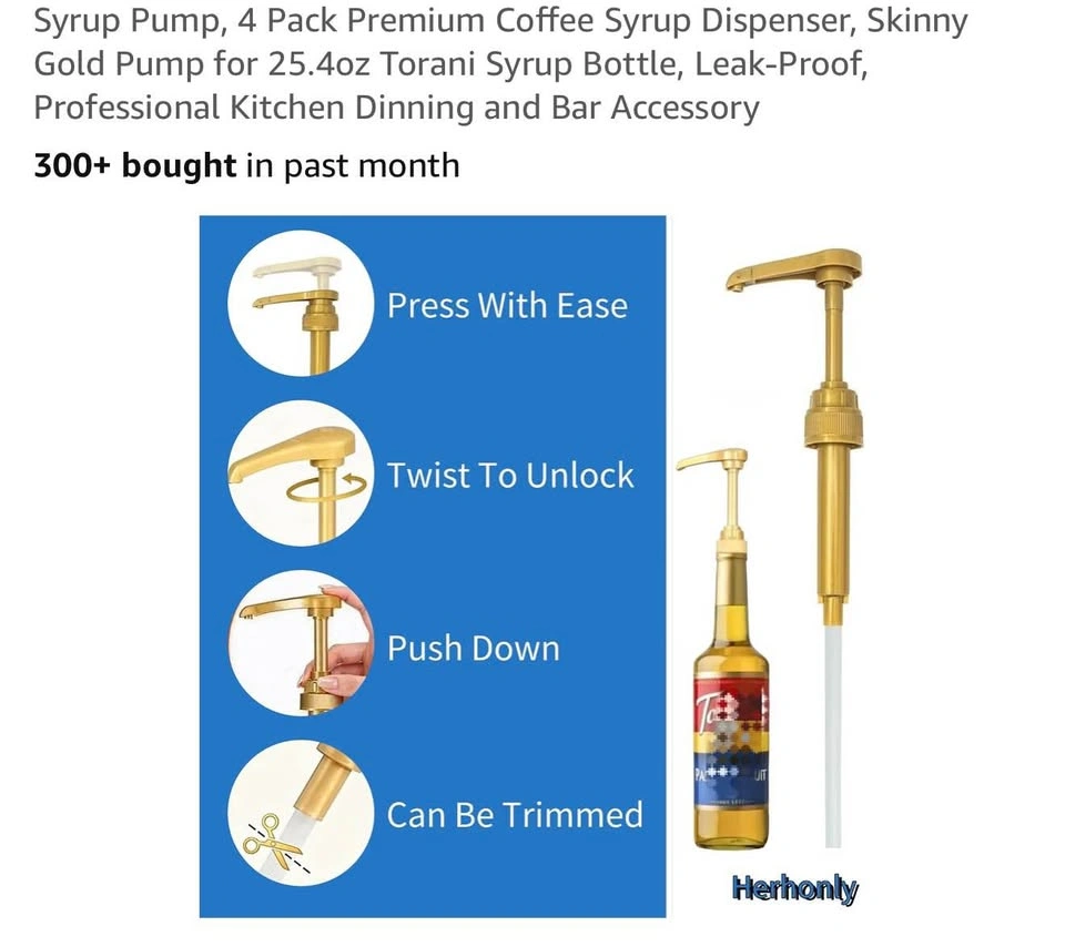 Coffee Syrup Pump 4pcs - photo 3