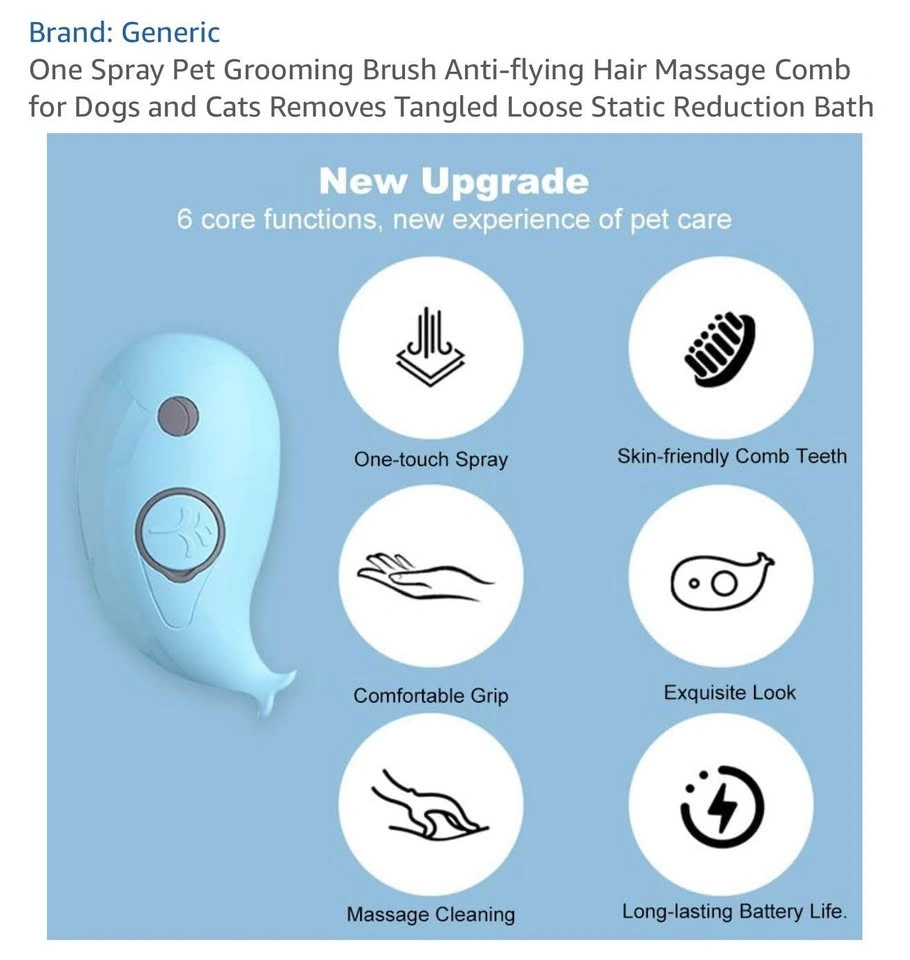 Pet Spray Massage Comb - photo 2