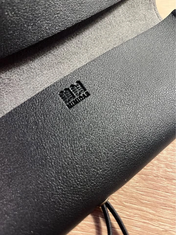 Irworobongdo leather Pencilcase, buttoned pencil case - photo 5