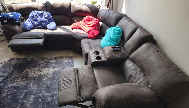 5 Seater reclining sofa - photo 4