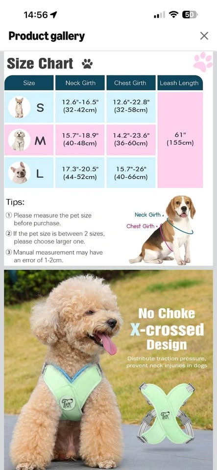 PAWABOO harness size L fits Frenchie’s - photo 2