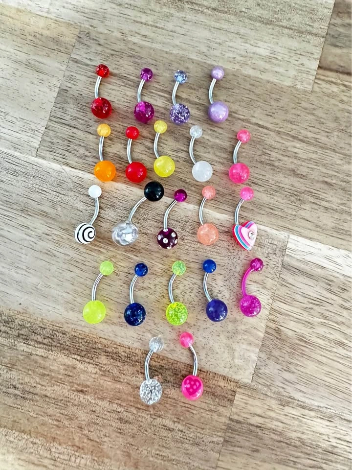 Belly button piercing 21 piece