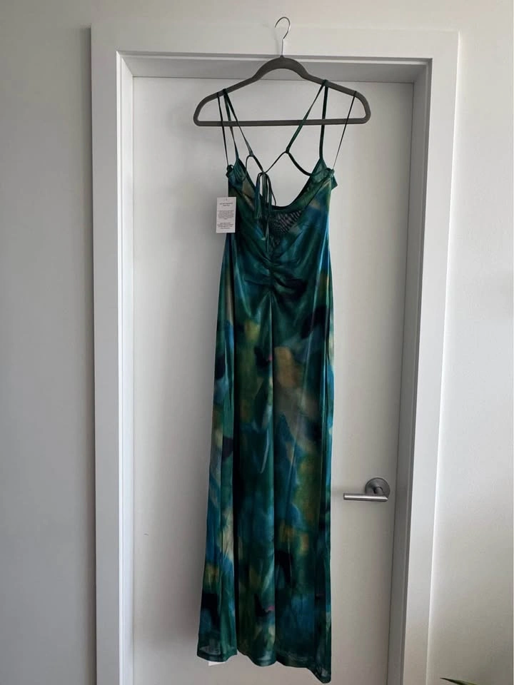 Sasha Therese Vera Maxi Dress – Green Print (XS) - photo 2