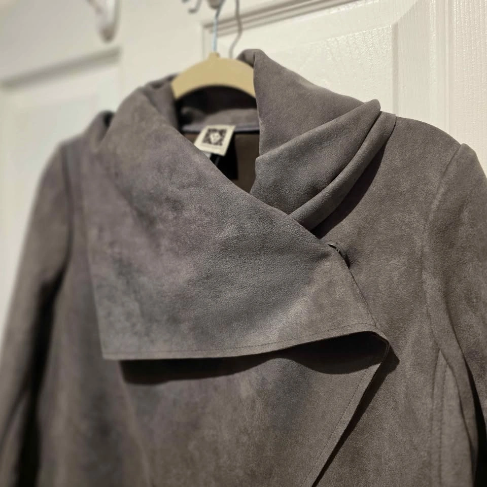 NEW Anne Klein Women's Faux Suede Blazer - photo 3