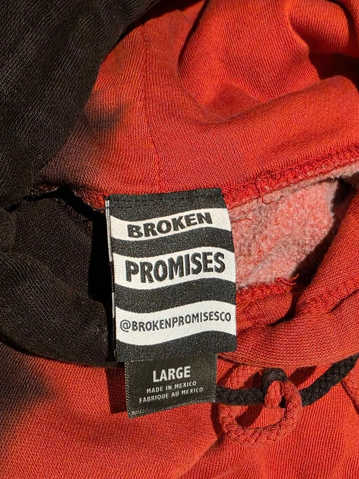 BROKEN PROMISES Split Dye Hoodie - photo 3