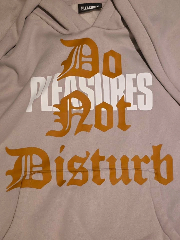 PLEASURES "Do Not Disturb" Hoodie - Size Large - photo 3