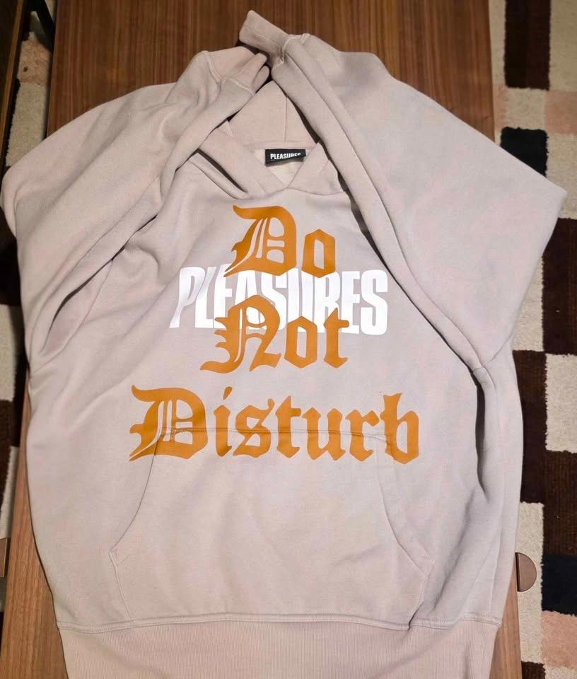 PLEASURES "Do Not Disturb" Hoodie - Size Large - photo 5