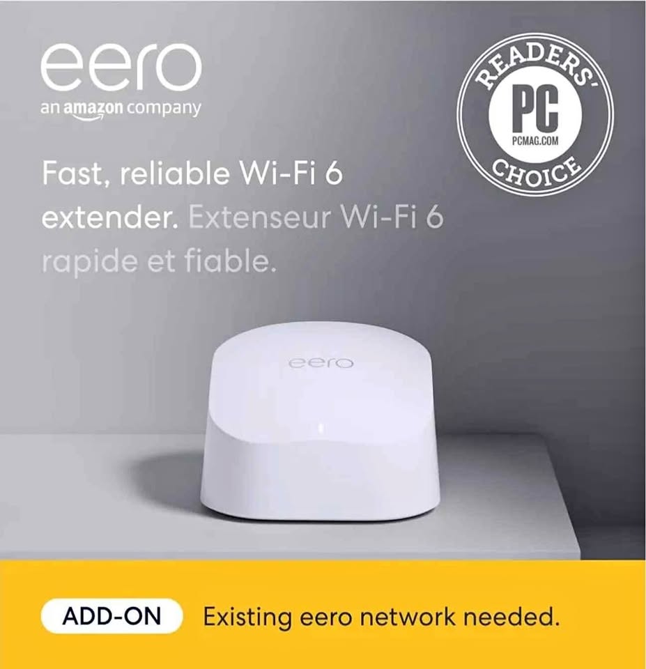Amazon eero 6 Wi-Fi 6 extender (newest model)