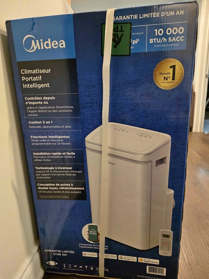 MIDEA SMART PORTABLE AIR CONDITIONER 3 IN 1