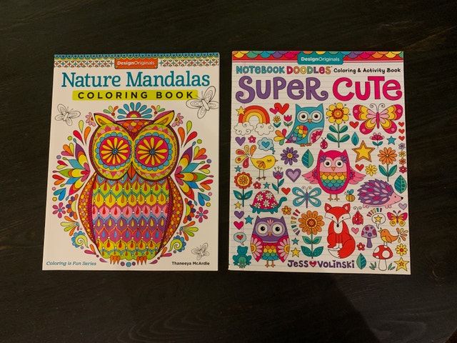 NEW - Set of 2 Design Originals Colouring & Activity Books