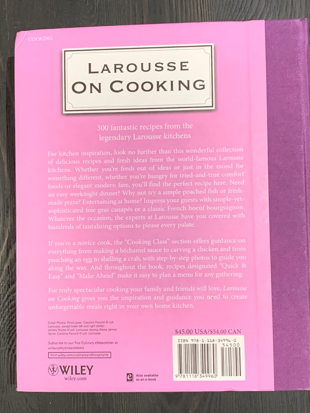 Hardcover Cookbook - Larouse On Cooking - photo 2