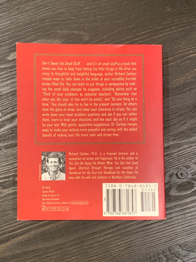 NEW Book - Don't Sweat The Small Stuff...and It's All Small Stuf - photo 2