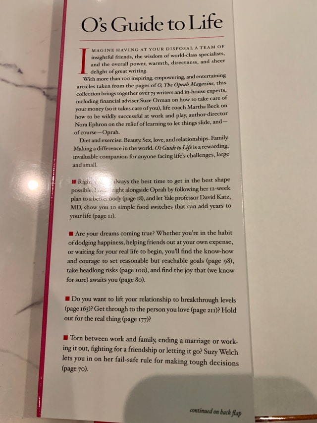 Oprah's Guide to Life - Hardcover Book - photo 3