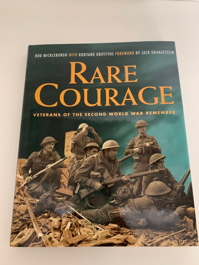 NEW Book-Rare Courage: Veterans of the Second World War
