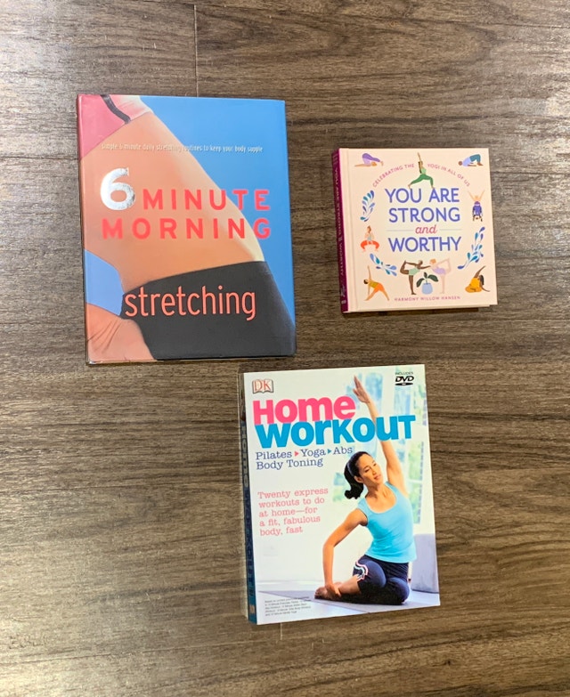 NEW Books - Workout, Stretching & Yoga