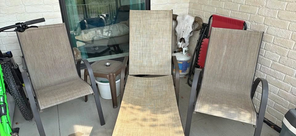 Patio chairs