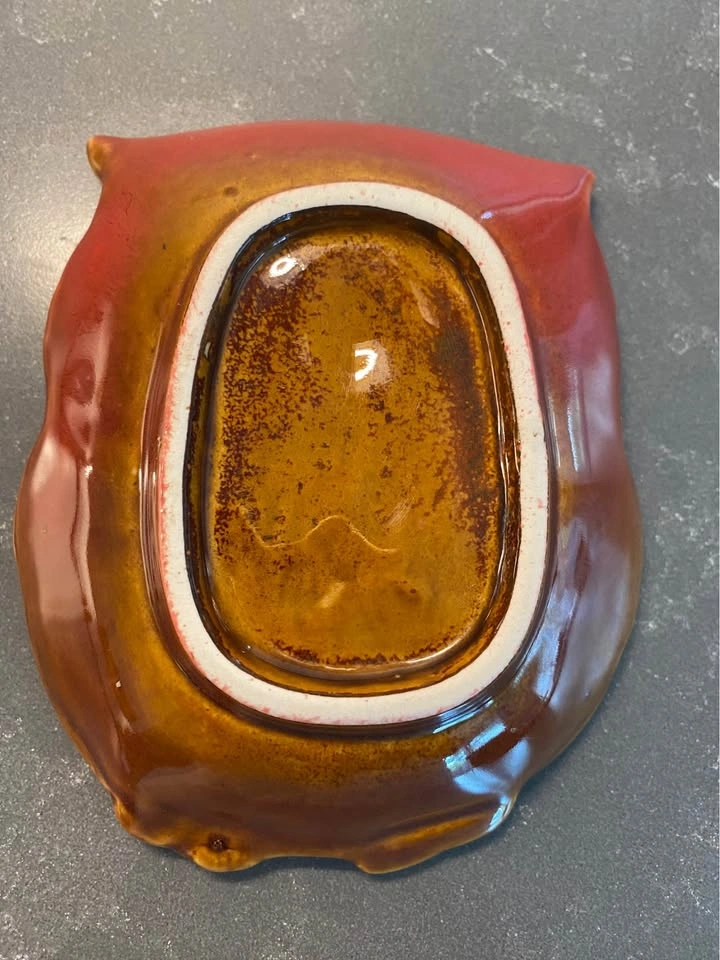 Vintage Ceramic Owl Trinket Dish - photo 4