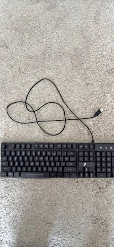 Rii Wired USB Keyboard – Full Size