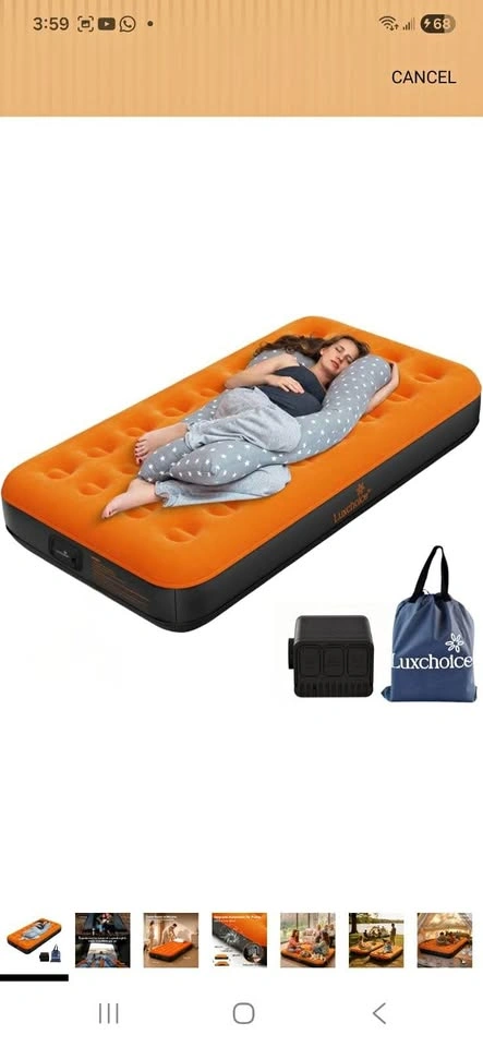 Brand New Air mattress with in built pump