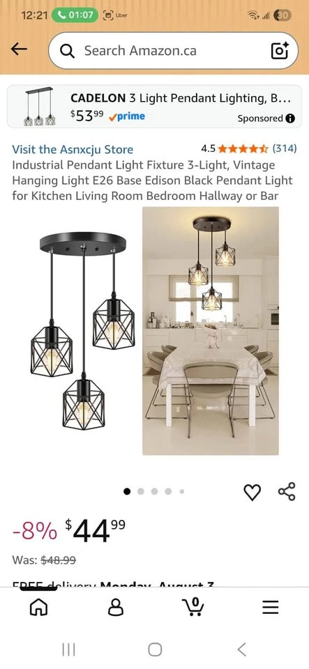 Vintage Hanging light set of 3 - photo 5