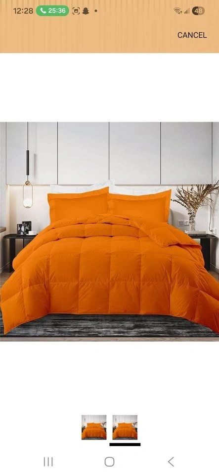 King size 95% goose feather comforter - photo 3