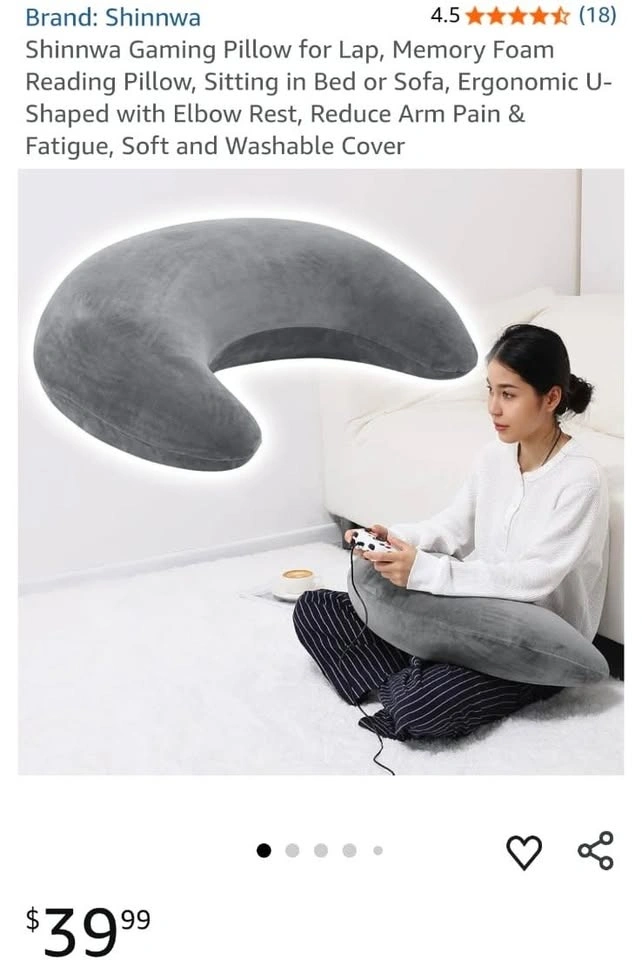 Gaming Pillow or Reading Pillow - photo 2