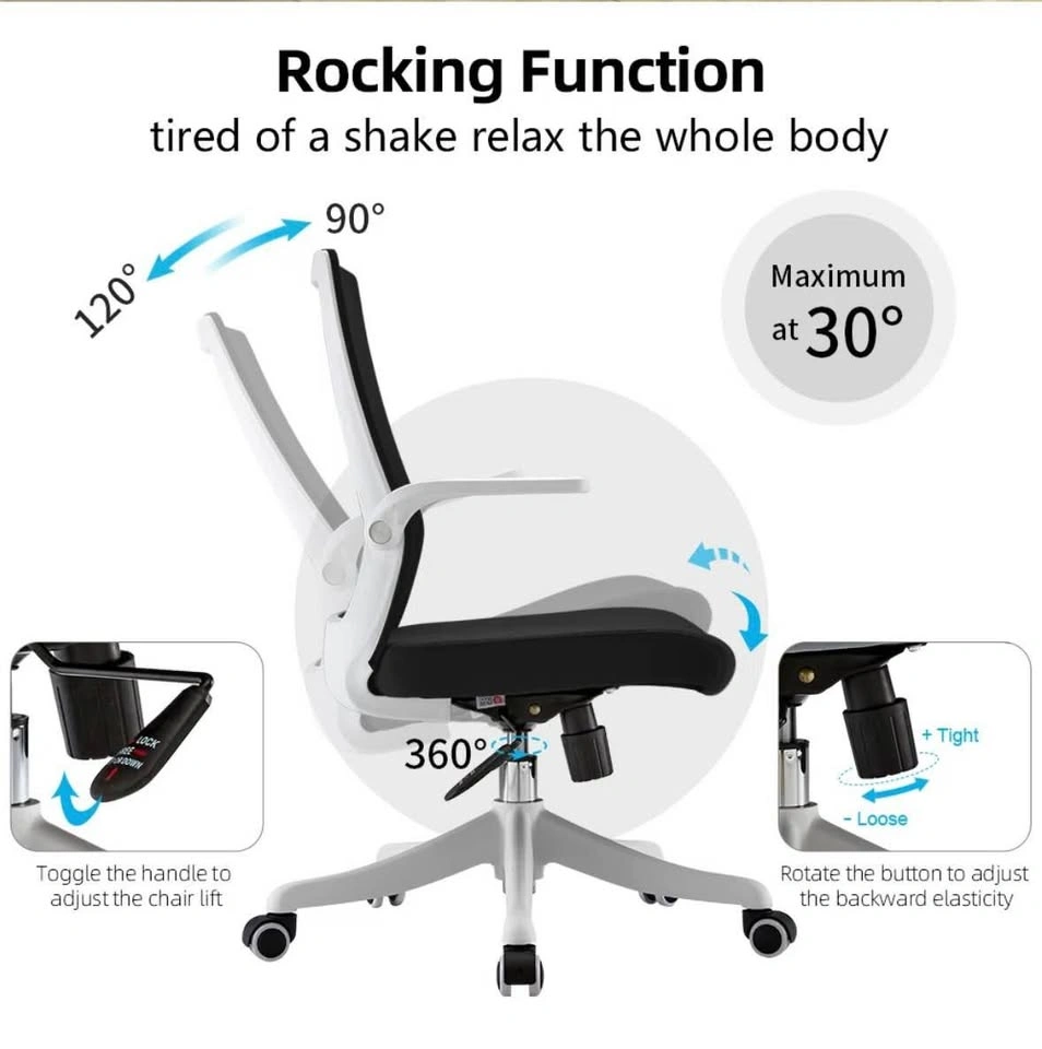 Ergonomic Office Chair with Flip-Up Armrests - photo 4