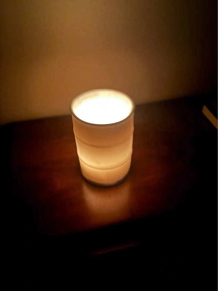 Ceramic oil drum candle holders - photo 2
