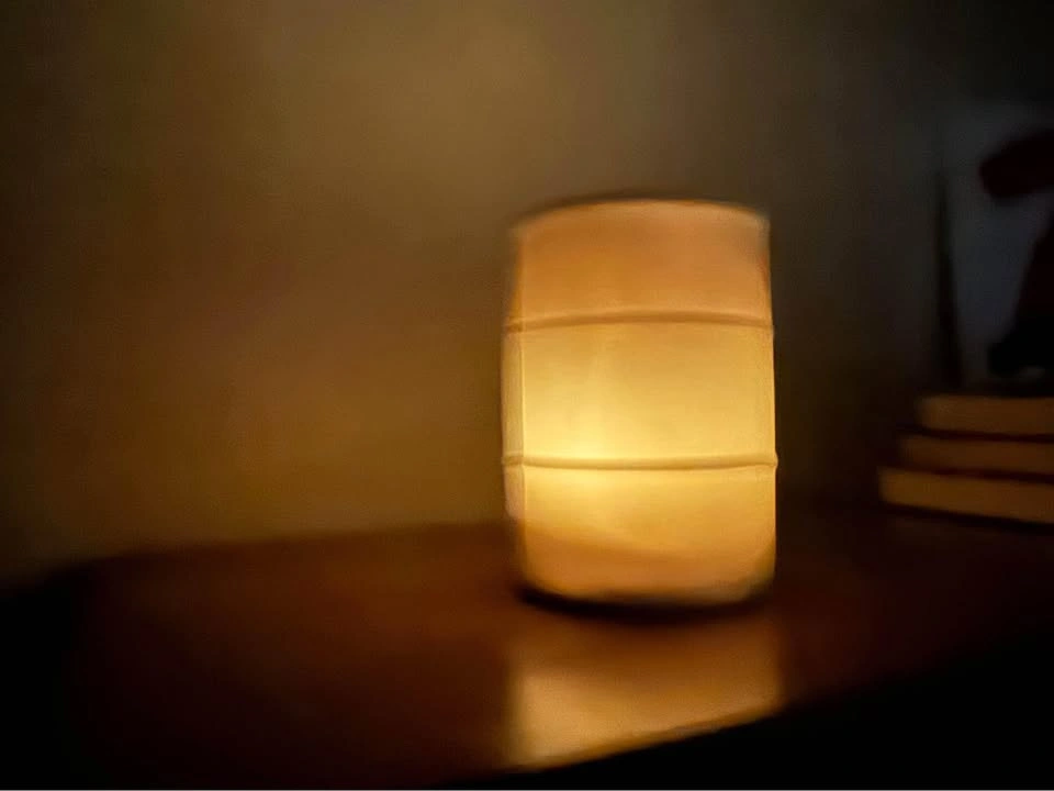 Ceramic oil drum candle holders - photo 3