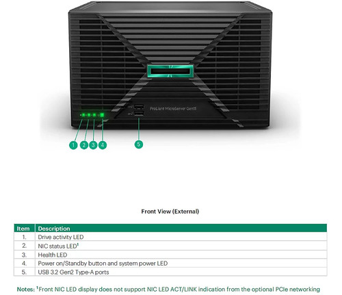 HPE ProLiant MicroServer Gen11 E-2414 2.6GHz 4c 1P 1x32GB - photo 2