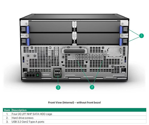 HPE ProLiant MicroServer Gen11 E-2414 2.6GHz 4c 1P 1x32GB - photo 4