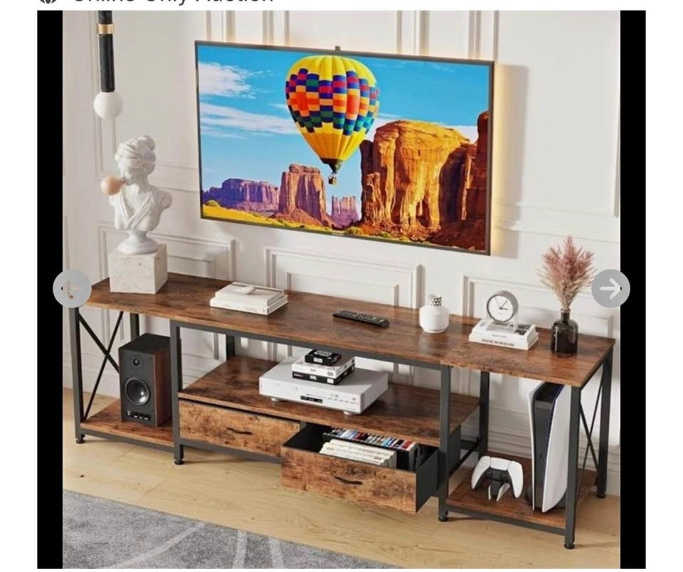 Industrial TV Stand for TVs up to 80 Inches