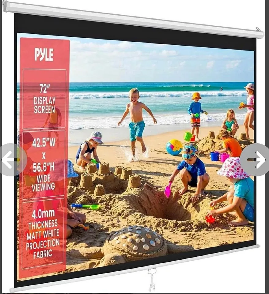Pyle PRJSM7206 72" Projection Screen