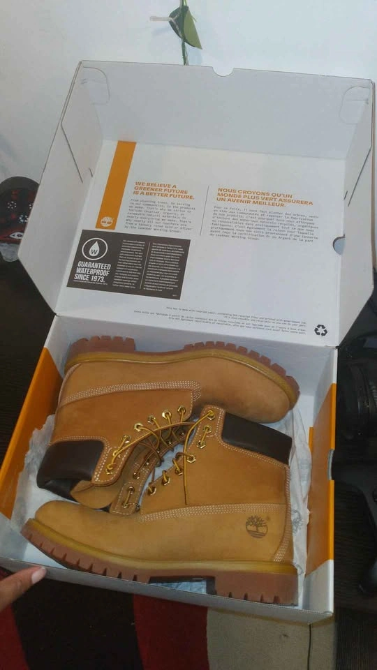 Timbs Premium 6 In Lace Waterproof (Wheat) Size 10.5 M - photo 4