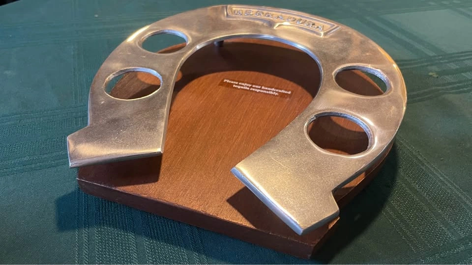 Herradura Tequila Horseshoe Shot Glass Flight Tray - photo 2