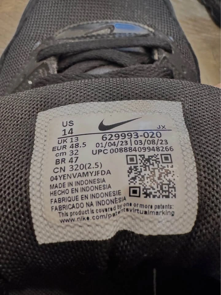 Nike Air Max black sneakers no box - photo 5