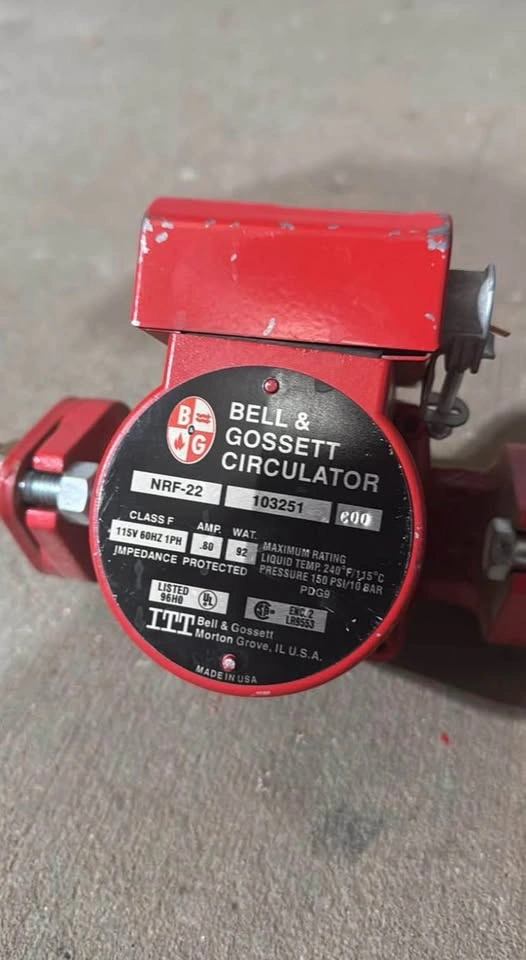 Bell & Gossett NRF-22 Circulator Pump - photo 2