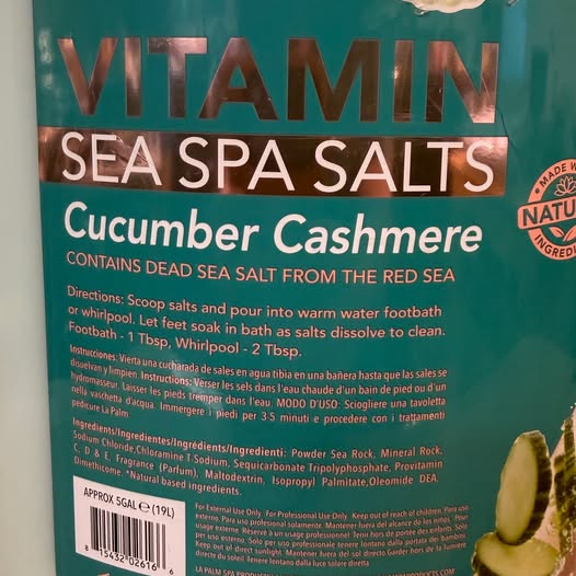 La Palm Sea Spa Salt - Cucumber Cashmere - photo 2