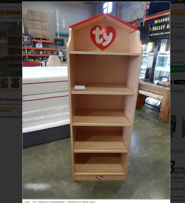TY Display Shelf